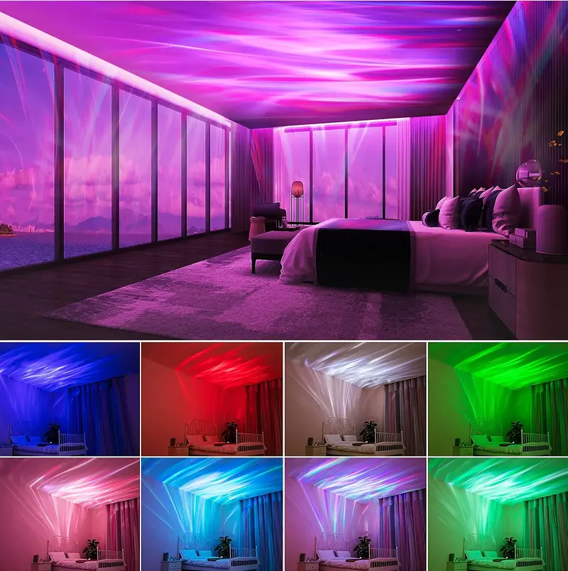 star light galaxy projector smart wifi night light music speaker using white noise for kids and adults home ceiling decor christmas party birthday gift details 18
