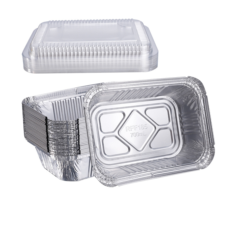 Sartenes de aluminio de 8 x 8 (paquete de 45), bandejas de papel de  aluminio, bandejas desechables para hornear, sartenes de aluminio  desechables