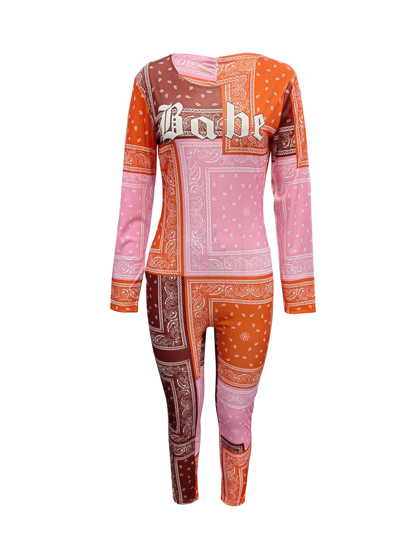 Women's Jumpsuit Print Waist One Piece Print Bodycon Fashion Temu