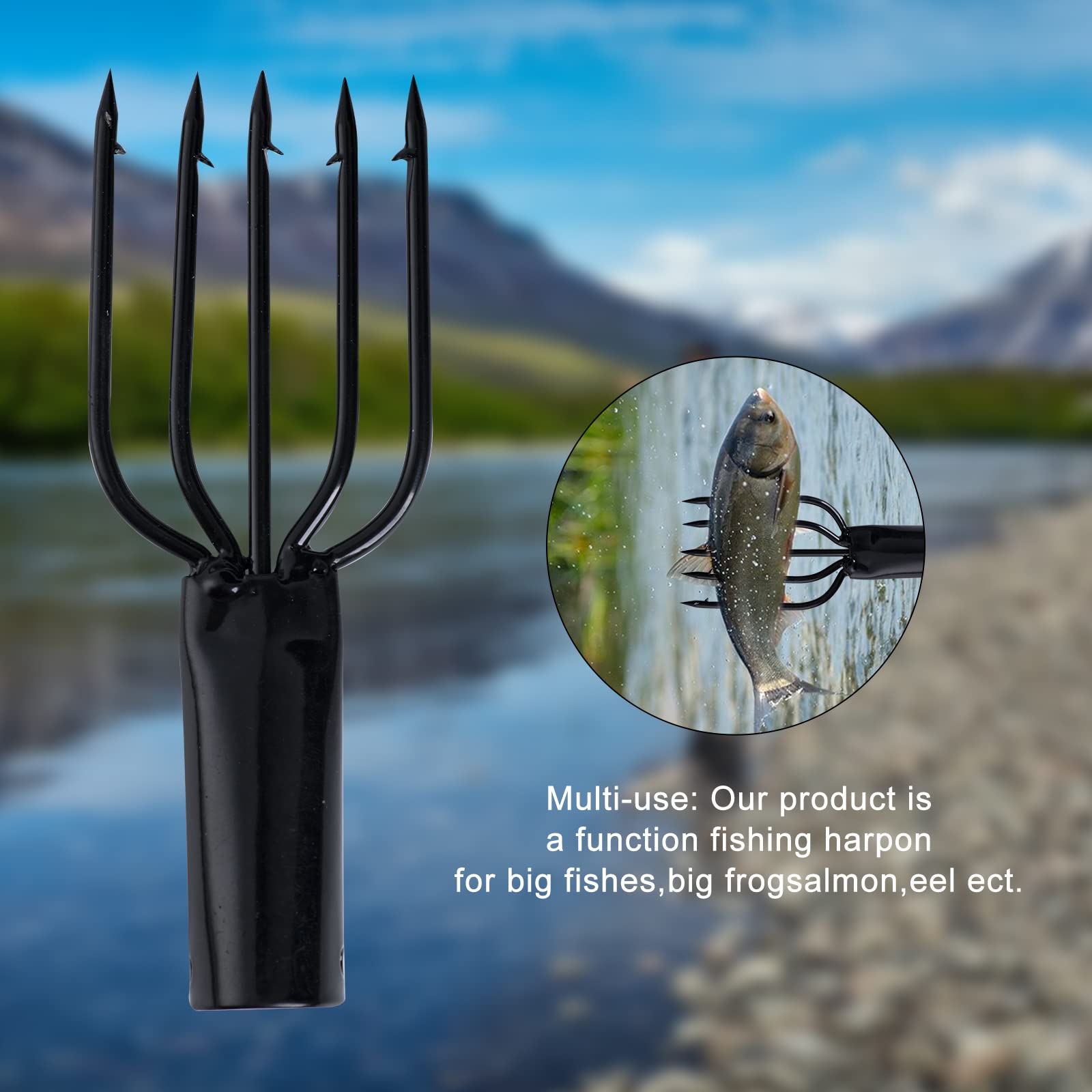 Fish Spear: Barbed Stainless Steel Fishing - Temu