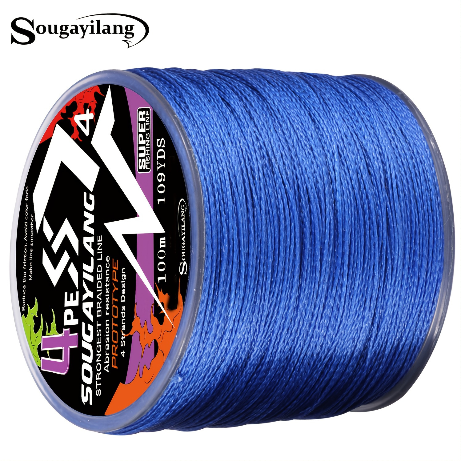 * 457M/500YDS 10-100 Lbs Super Strong Fishing Line, 4-strand Braided PE  Line, Long Casting Fishing Line, Smooth And Wear-resistant, Suitable For