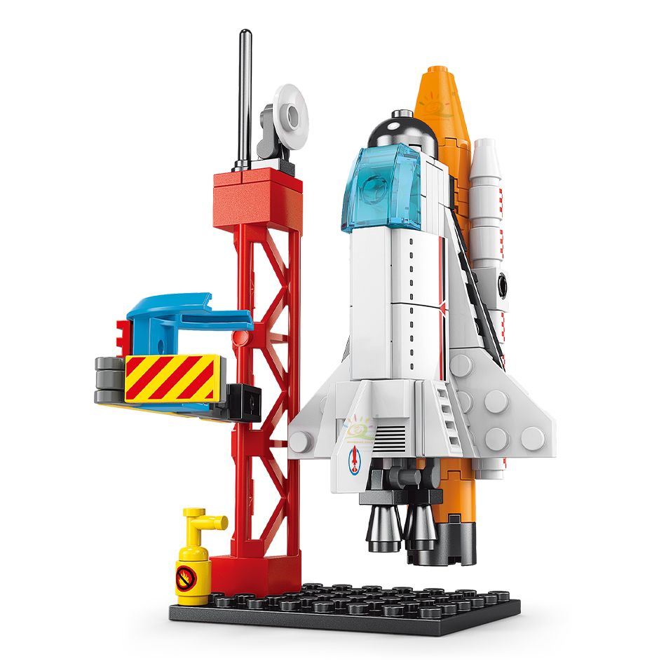 Huiqibao Toys 107pcs Space Rocket Shuttle Deep Launcher International Ship  Station Port Sets Model Building Kits Bricks Kids Toys Spaceport Spaceship  - Toys & Games - Temu