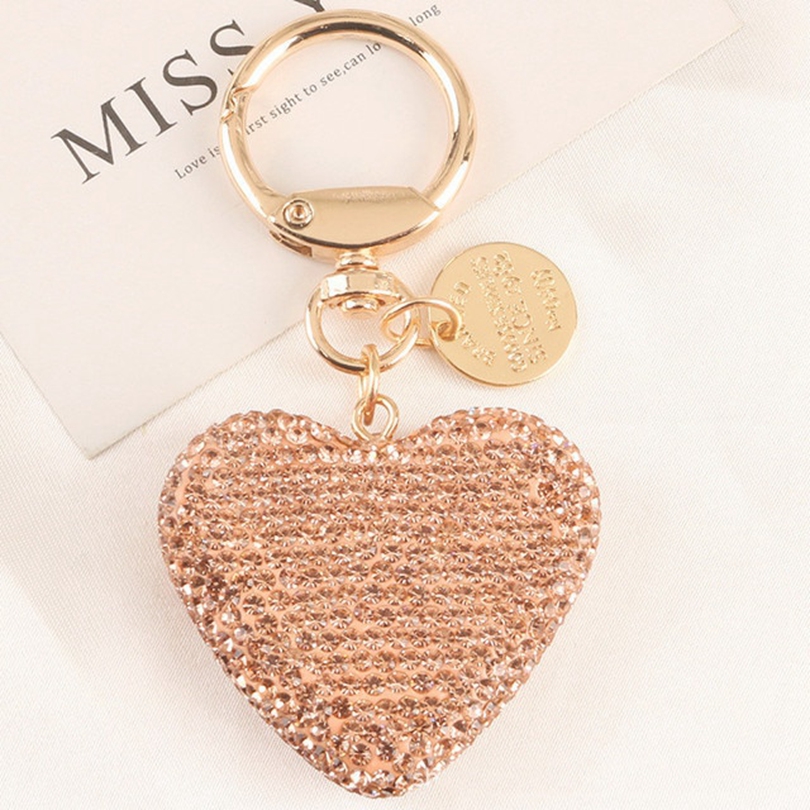 1pc Unisex Simple Leather Heart-Shaped Keychain, Heart Pendant For Couple  Gift, Bag Decoration Car Accessaries Women Key Chain Charms