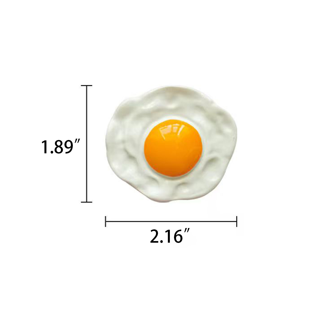 Food Fridge Magnet Resin Fried Egg Refrigerator Magnet Cute - Temu