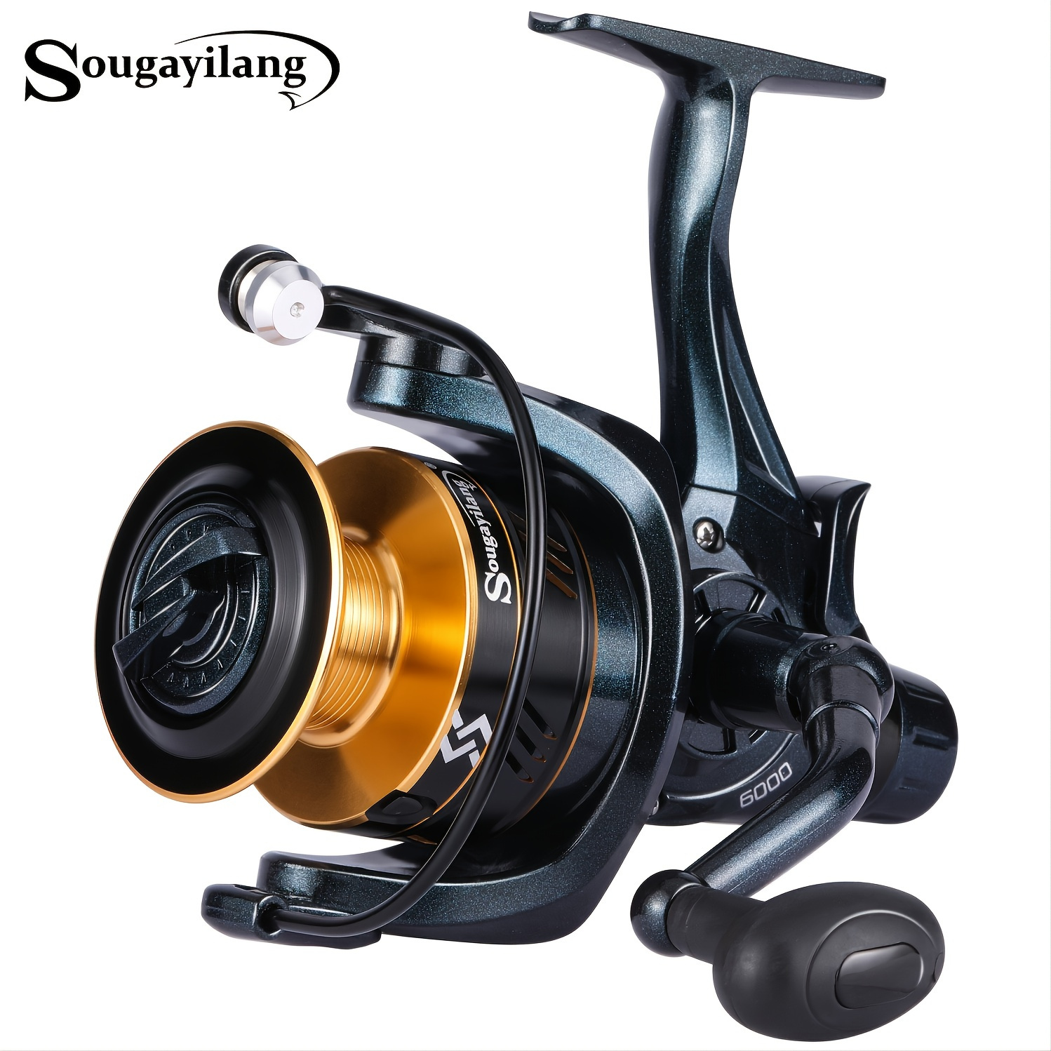 

Sougayilang Carp Fishing Reel: 13+1bb Spinning Reel With 30lb Drag Power Wheel For Maximum Fishing Performance