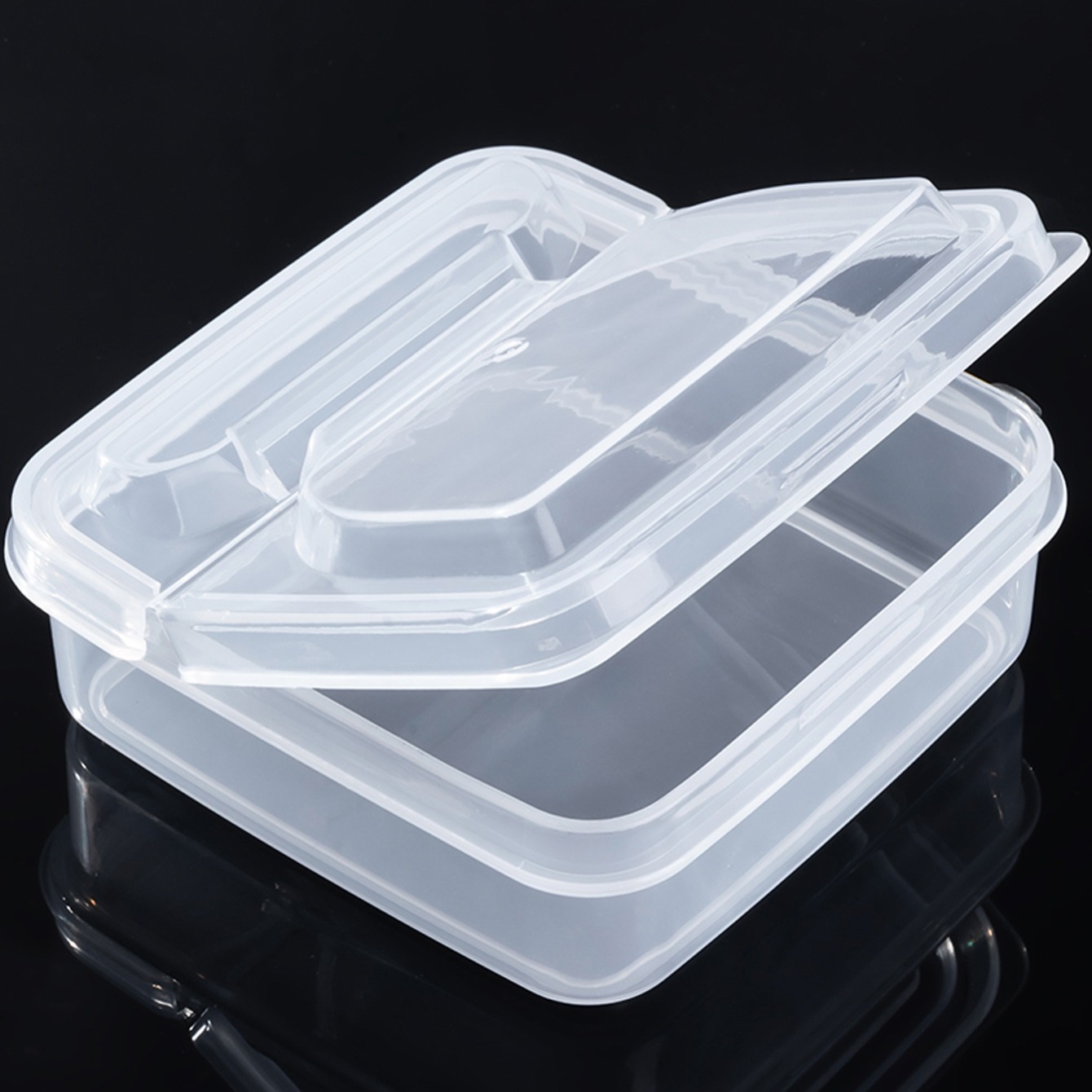 Resin Reusable Square Food Storage Box Sliced Cheese Storage - Temu