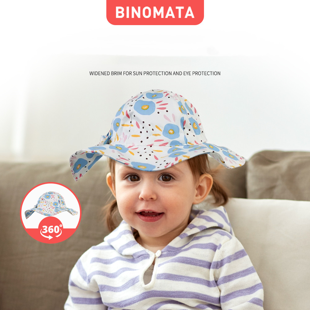 Spring Summer Bowknot Children's Hat Floral Baby - Temu