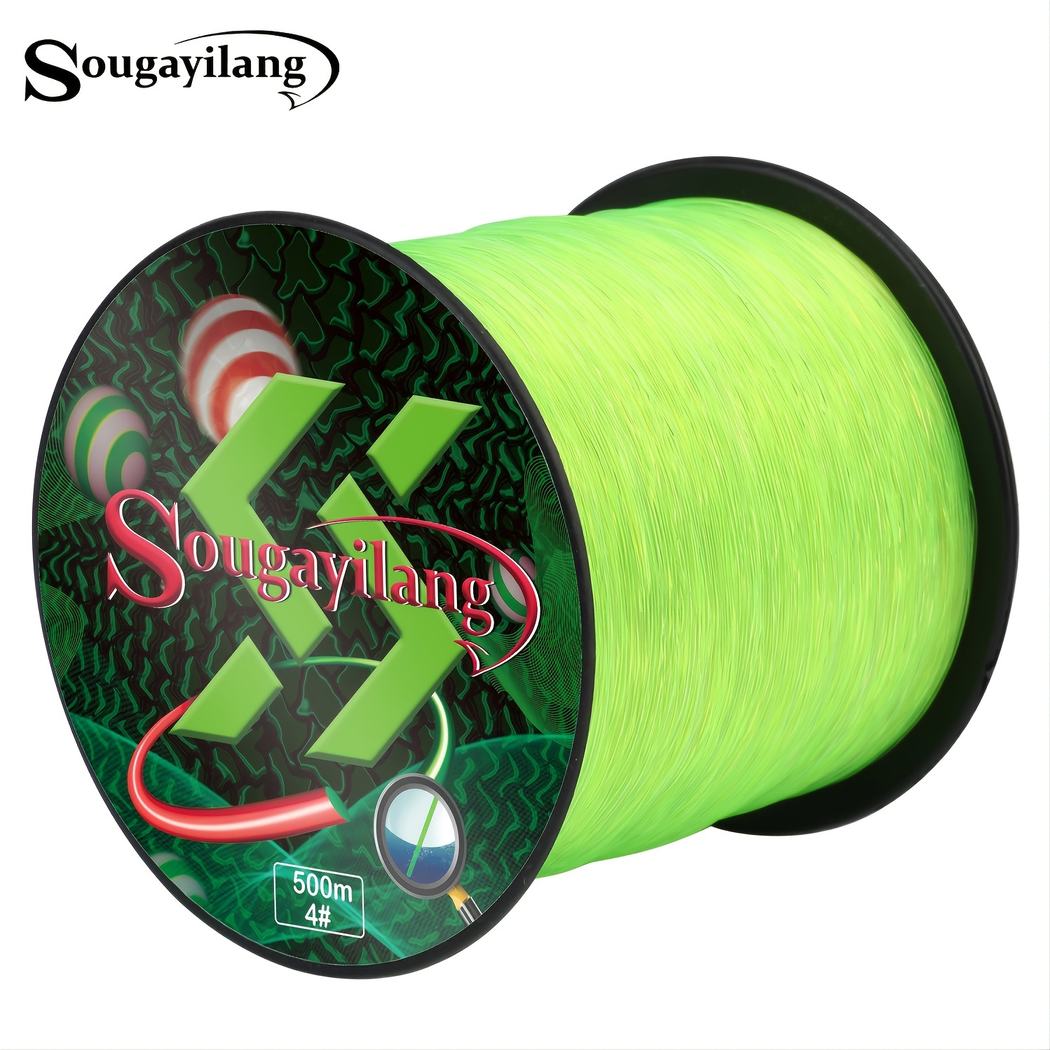 

Sougayilang Transparent Fluorocarbon Fishing Line - Strong 23lb Nylon Line For Superior Fishing Tackle
