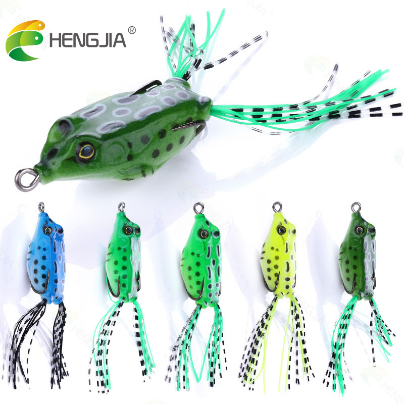 Hengjia 5pcs Frog Shape Lure With 3d Eyes Soft Tube - Temu Canada