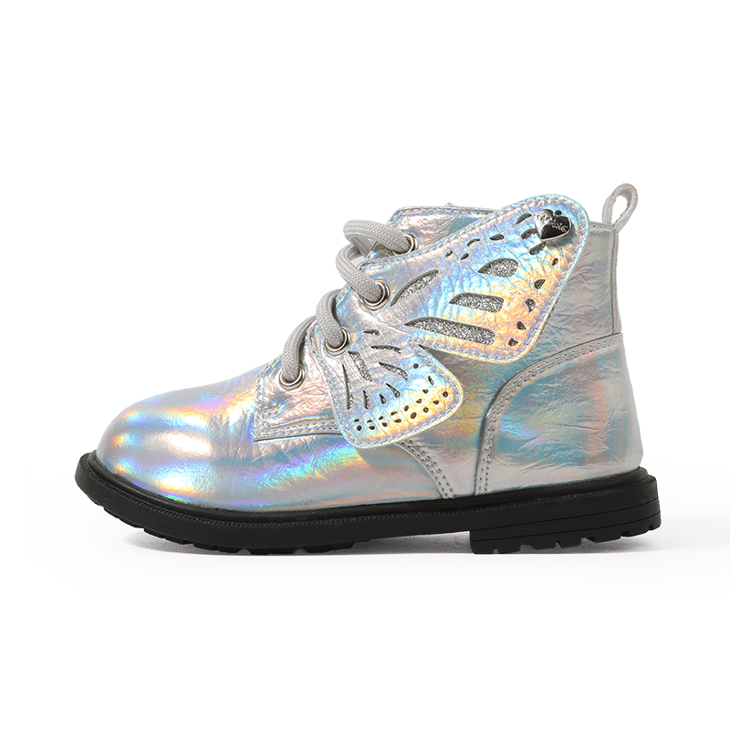 Kids clearance holographic boots