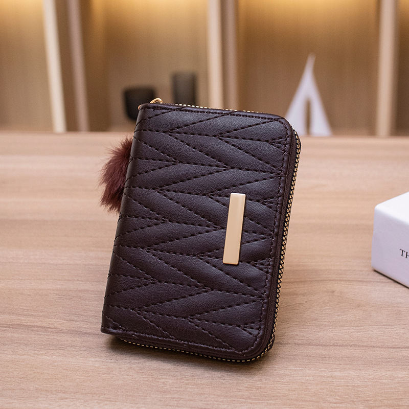 Simple Zipper Phone Wallet, Fashion Faux Leather Coin Purse With Card  Slots, Versatile Shoulder Bag - Temu
