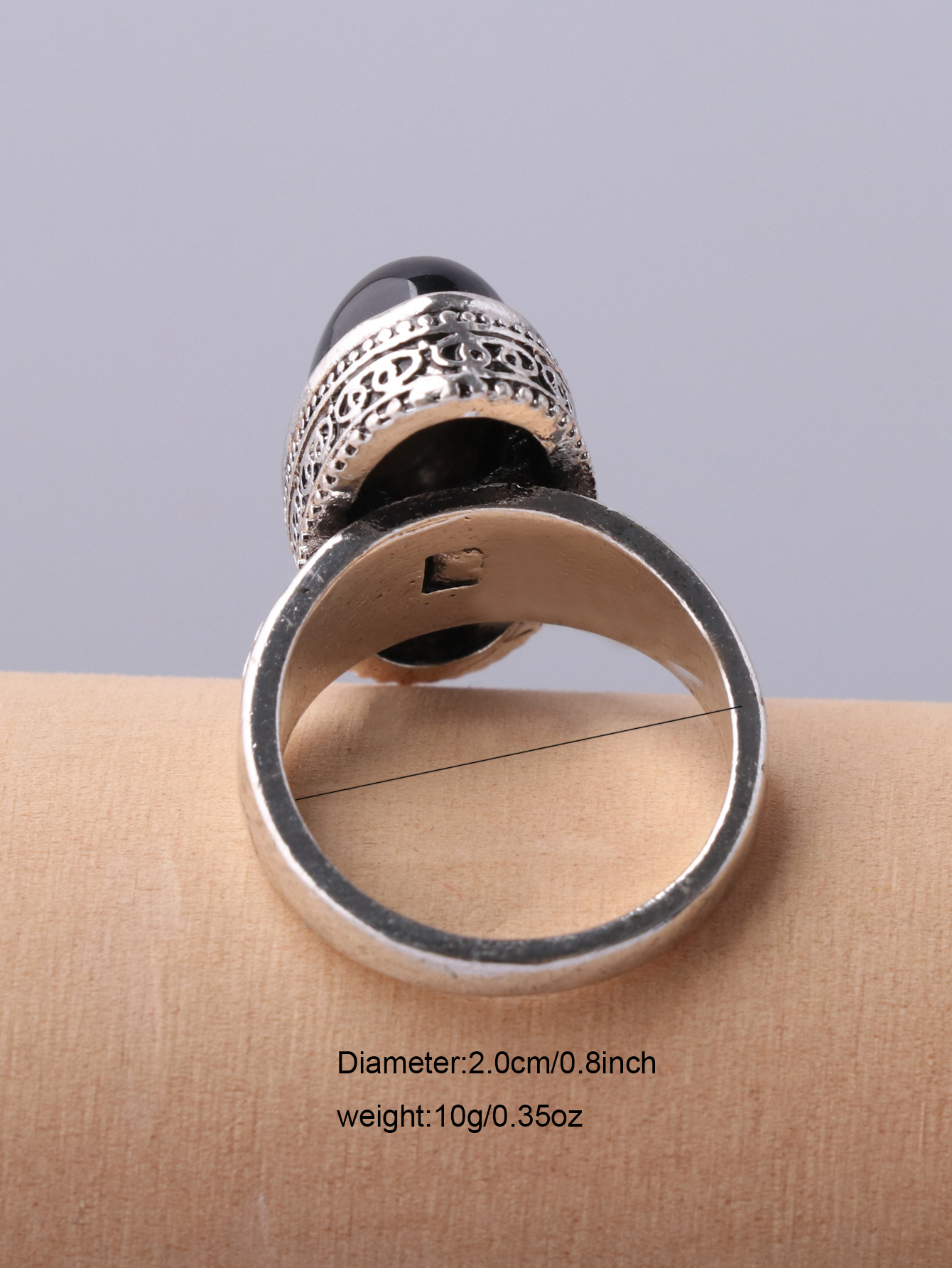 Long on sale oval ring