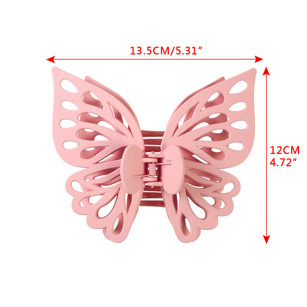 1/2Pcs Hollow Butterfly Hair Clips Girl's Fashion Moving Butterfly Pins  G2J4 