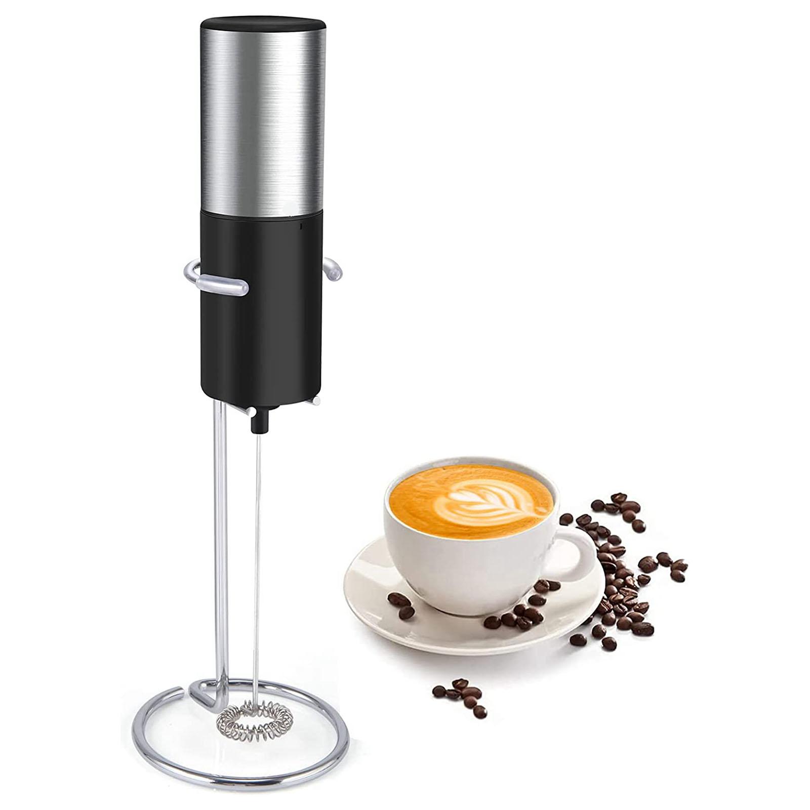 Crazy Cups Milk Frother Cordless Electric Drink Mixer Handheld Wand Coffee  Whisk