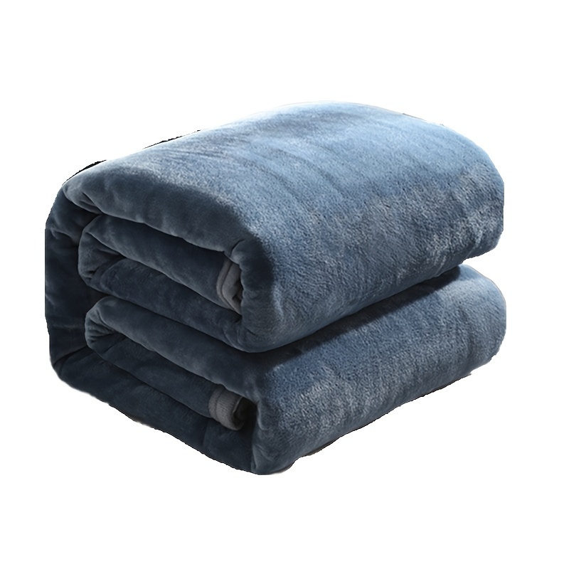1pc Soft Throw Blanket Flannel Blanket For Living Room Bedding 59 78in