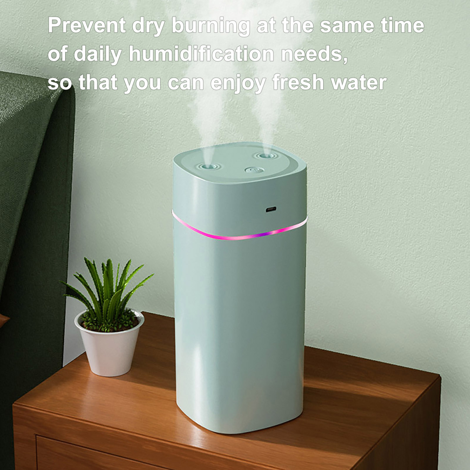 Portable Mini Humidifier, Small Humidifier With Sunset Light, Desktop  Humidifier With 2 Spray Modes And Auto Shut Off, Humidifier For Office,  Bedroom, Baby Bedroom, Home From Juulpod, $19.7
