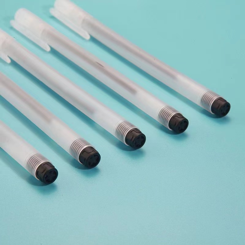 10pcs Matte Gel Gel Pen Black 0.5 Needle Pen Signature Pen For Students To Brush Question Or Office Use