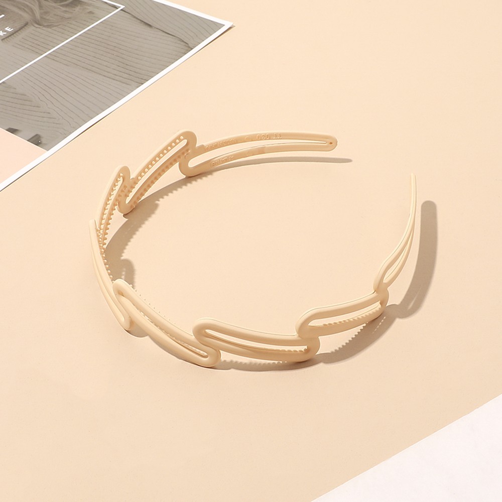 Frosted Oblique Square Headband Women's Hairband Hair Accessories