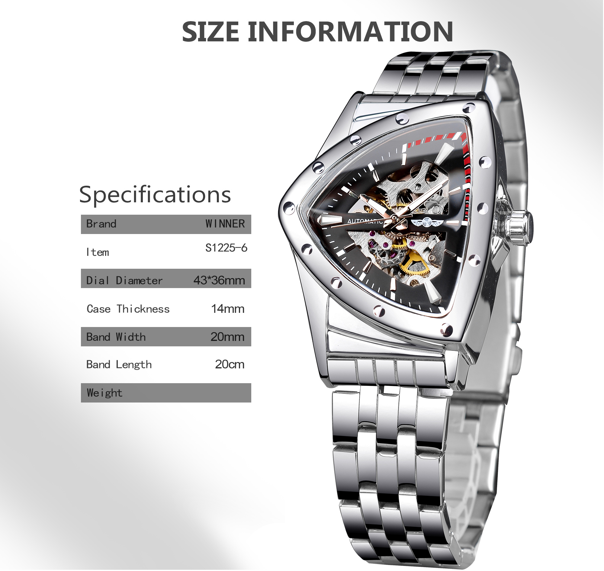 Sport winner watch outlet automatic