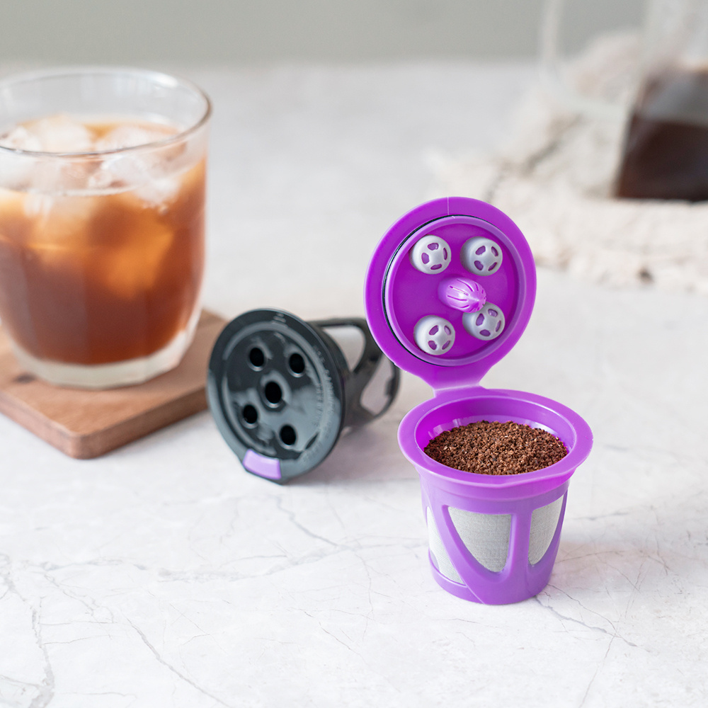 5 hole Plastic Coffee Filter Coffee Pods Reusable Kitchen - Temu