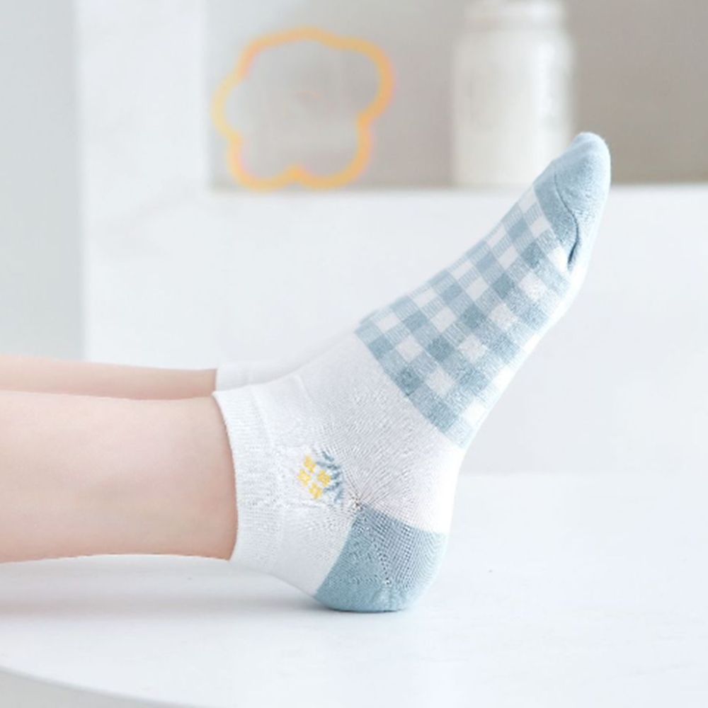 Socks Blue Water White Cozychic - Monograms Plus Cullman