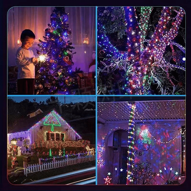 Led Smart Christmas Holiday String Lights, 100 Led Usb Flashing Fairy Lights,  Timer 24 Keys Remote Control, Music Sync Multicolor Flashing, For Home  Wedding, Party Christmas Decoration, Outdoor And Indoor - Temu