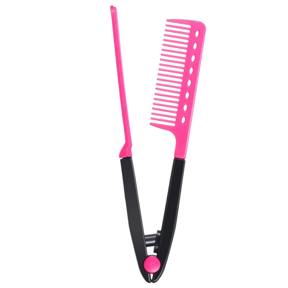 Flat Comb Straightening Comb Salon Hair Brush Combs Hairdressing Styling  Hair Straightener V Shaped Straight Comb Straightener | Check Out Today's  Deals Now | Temu Canada