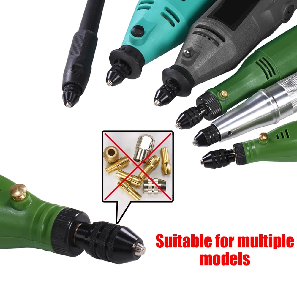 Mini Keyless Drill Chuck Self tighten Electric Drill Bits Temu
