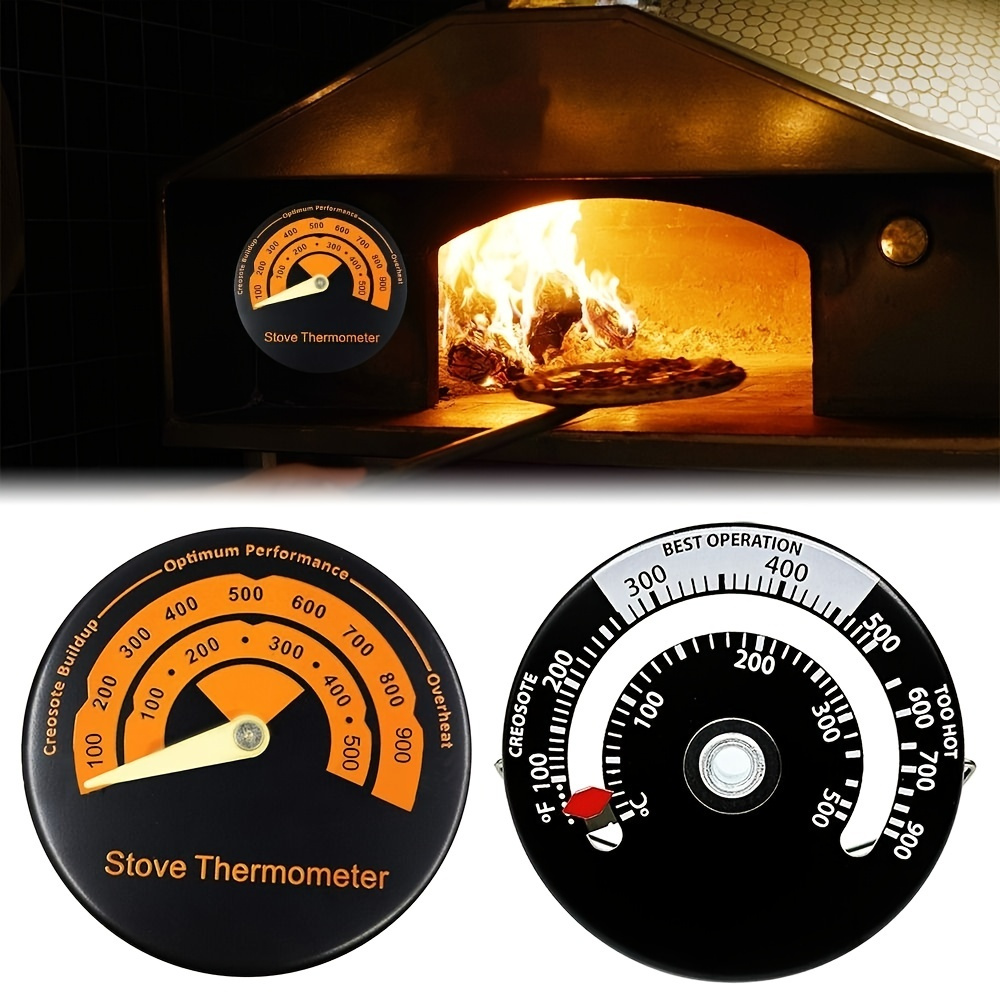 Magnetic Stove Thermometer Wood Burner Top Thermometer Stove - Temu