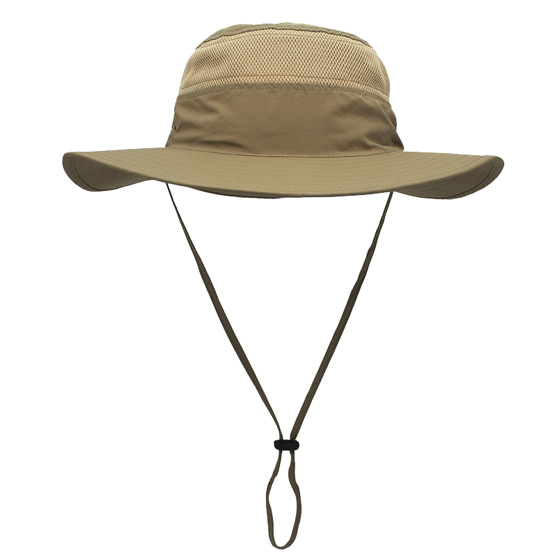 Upf 50+ Men's Sun Hat Wide Brim Windproof Fishing Outdoor - Temu