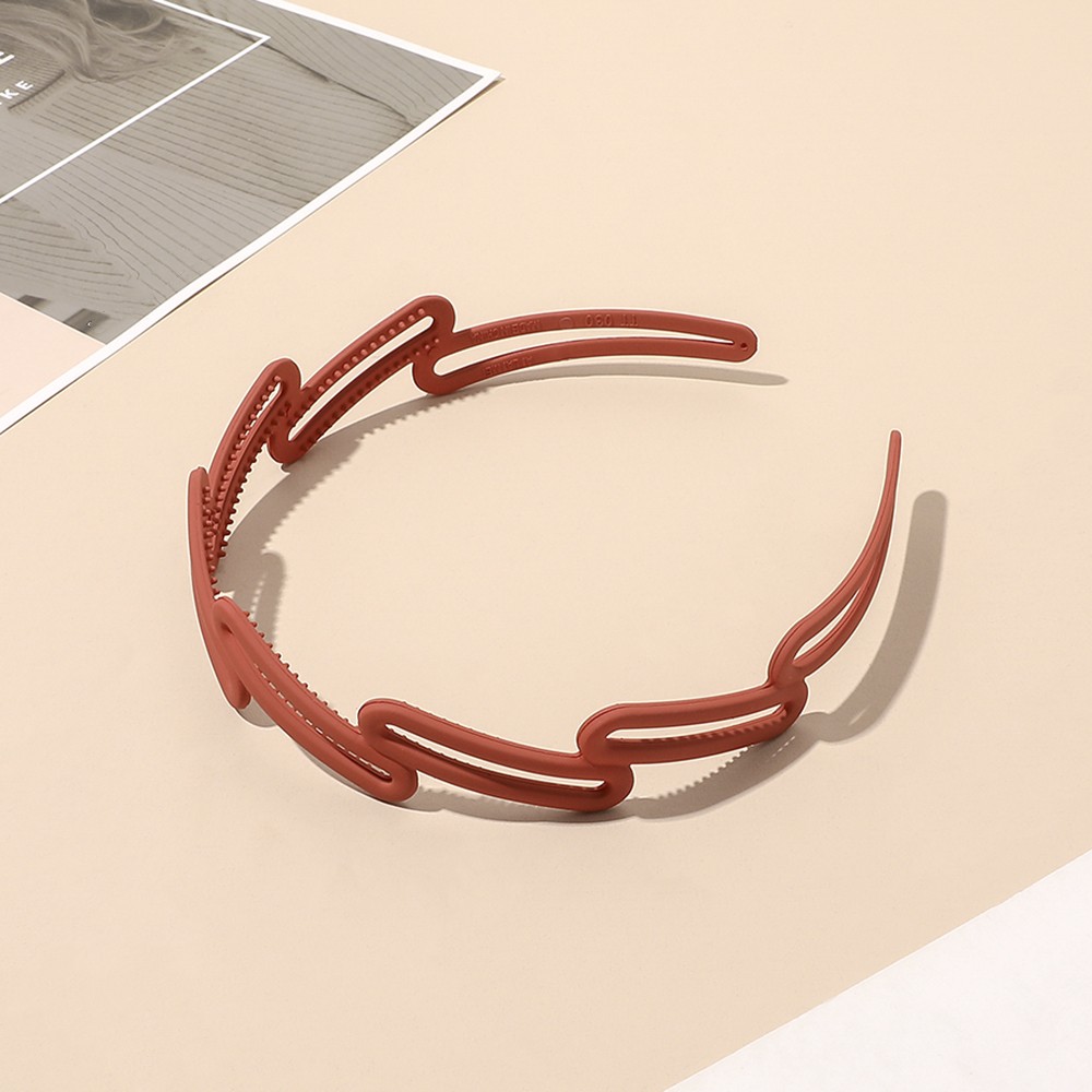 Frosted Oblique Square Headband Women's Hairband Hair Accessories