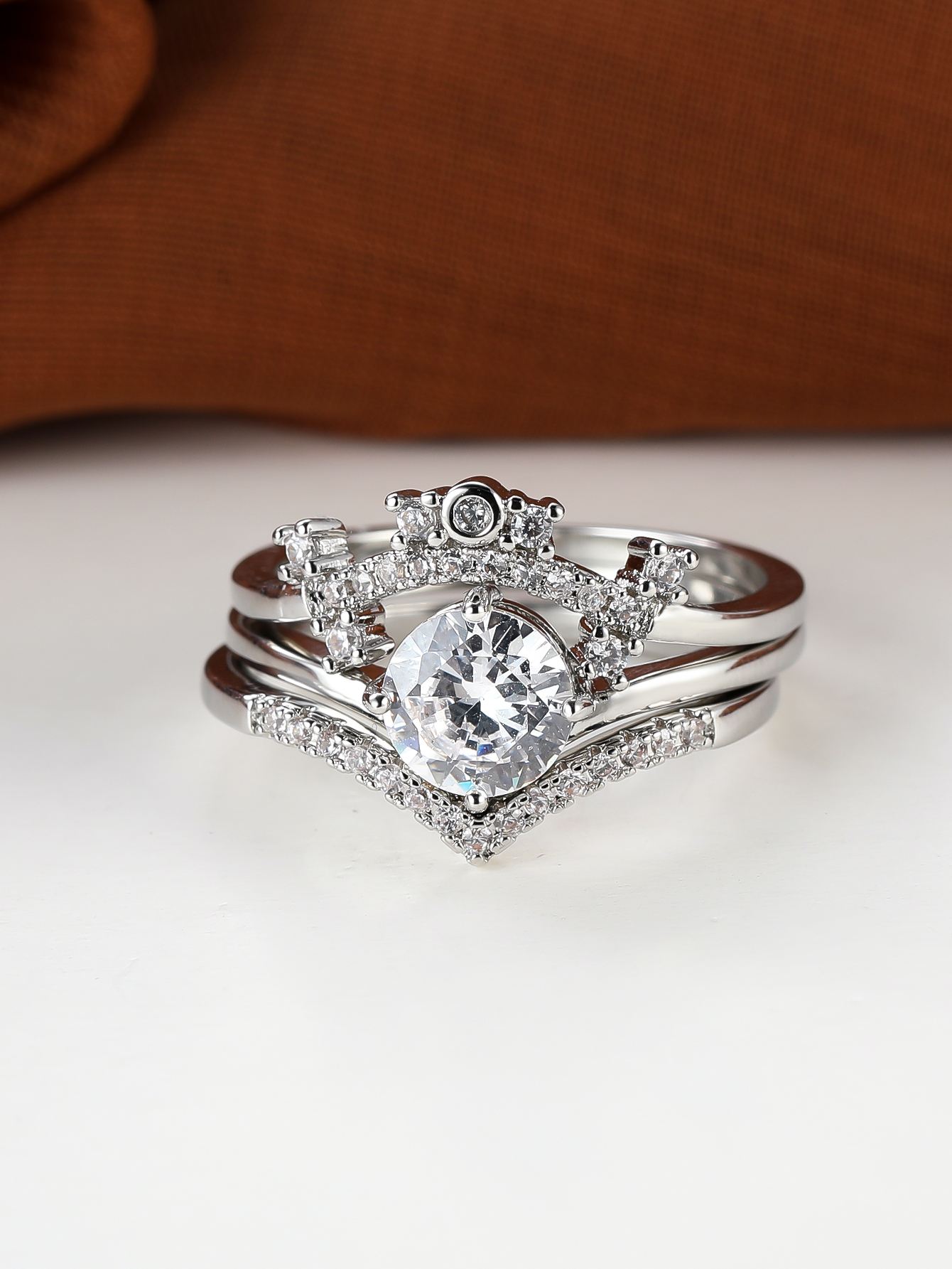 Sets For Him And Her Wedding Ring Engagement Set Diamond Trio His