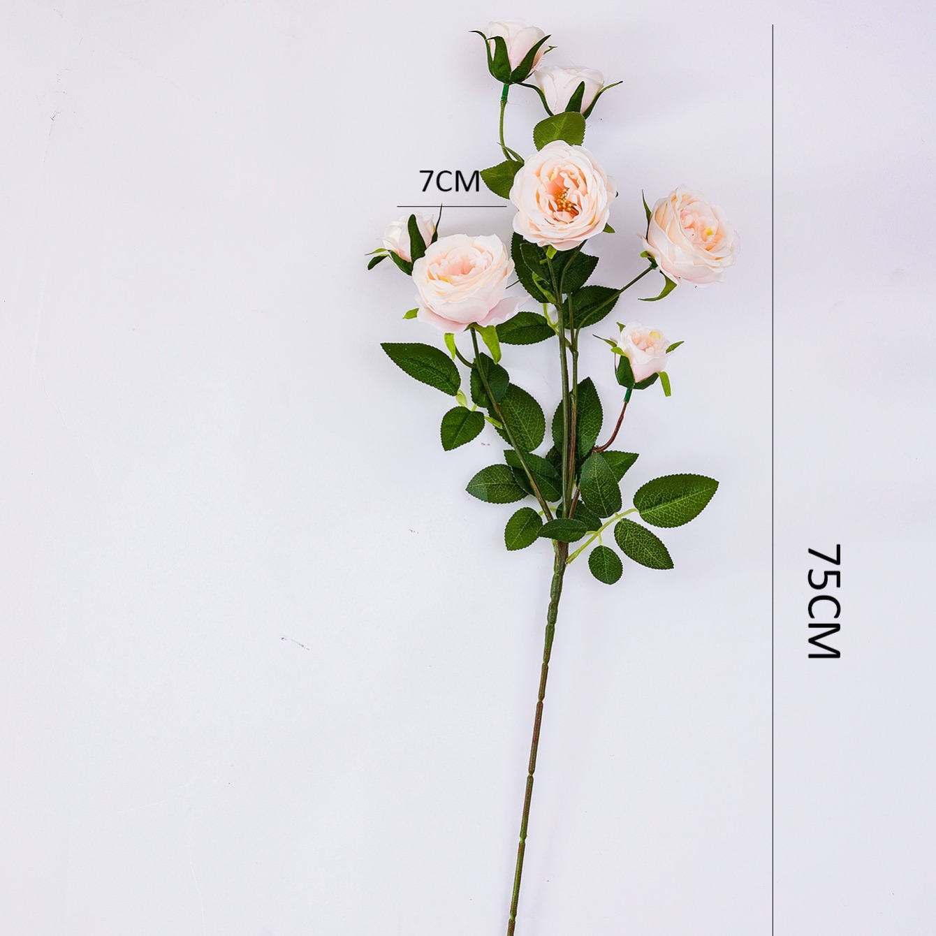 7 Heads Rose Artificial Rose Flowers Sticks Artificial - Temu