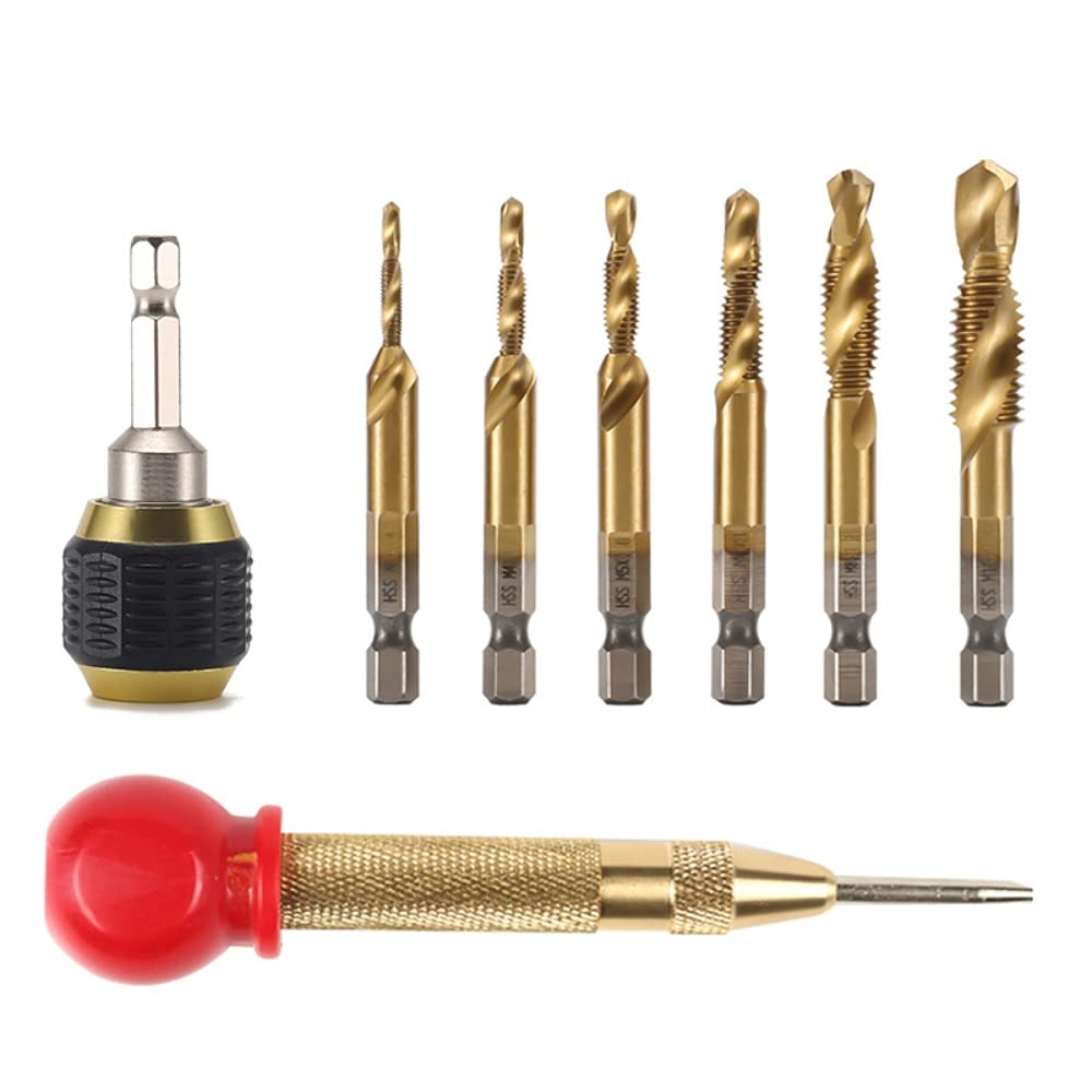 Drill and best sale tap bit set