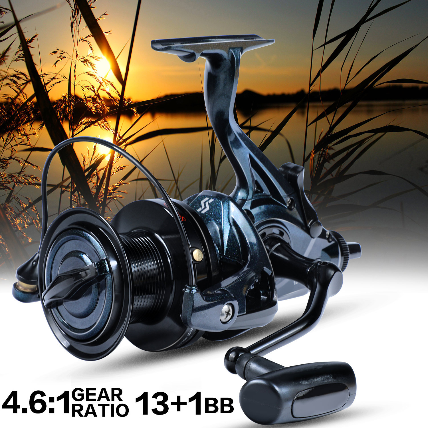 Sougayilang 1000-5000 Spinning Fishing Reel Max Drag 12kg Carp Wheel 5.1:1  5.5:1 High Speed Ratio Reel With Free Spool Tackle - Fishing Reels -  AliExpress