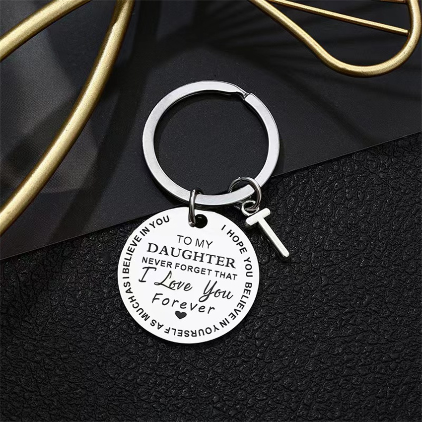 Stainless Steel Inspirational Keychain, She Believed She Could So She Did,  Key Chain Gift for Women Girl, Inspirational Keyring - AliExpress