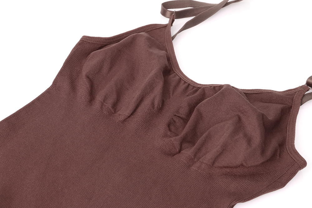 teez-her, Tops, Teezher Womens Brown Shapewear Slimming Panel Shaping  Shell Tank Top