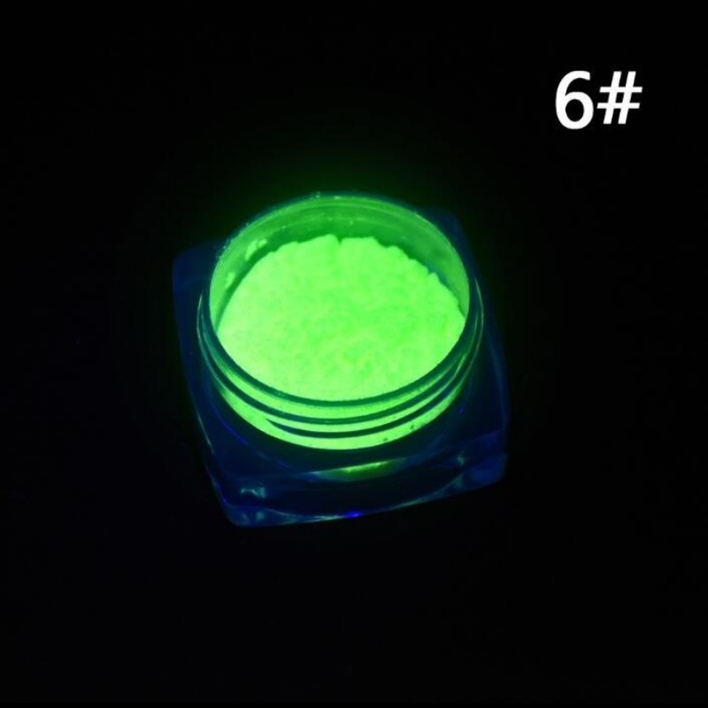 Glow in dark Nail Polish Powder Neon Colors Bright Luminous - Temu