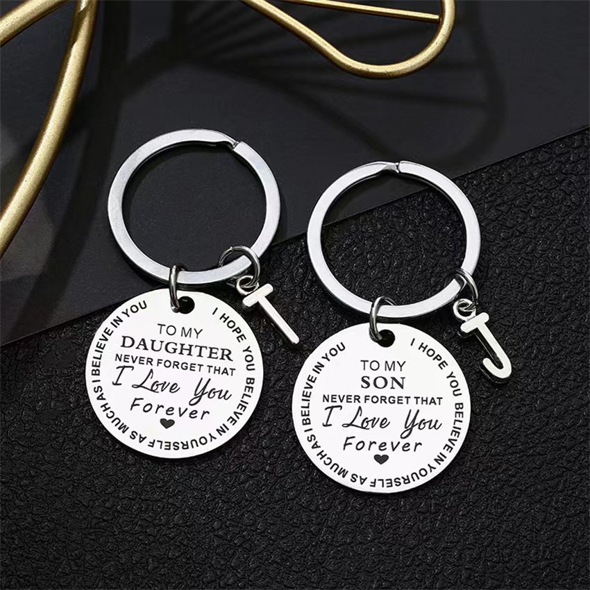 A Sweet And Meaningful Gift For Mom: I'll Always Be Your Little Girl (boy) Key  Chain - Temu