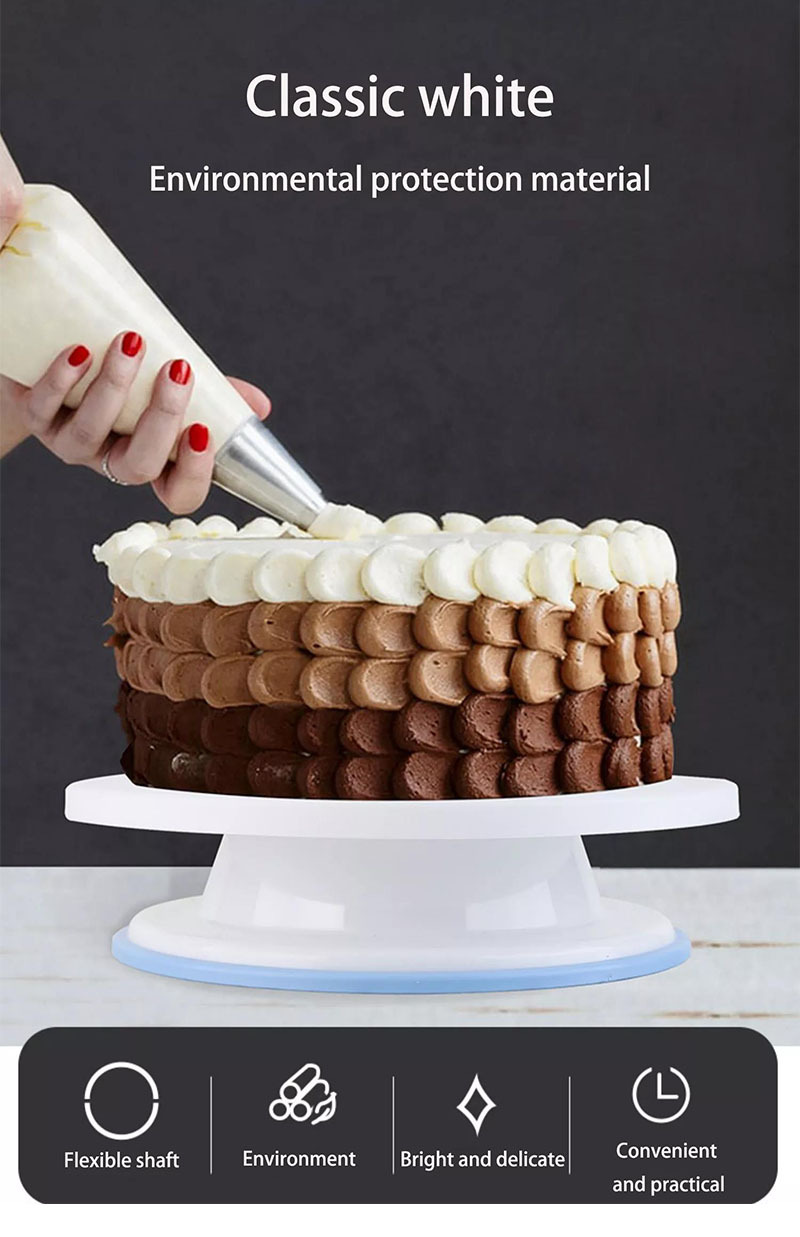 Bake Like A Pro With This 10.8 Rotating Cake Turner And 2 - Temu
