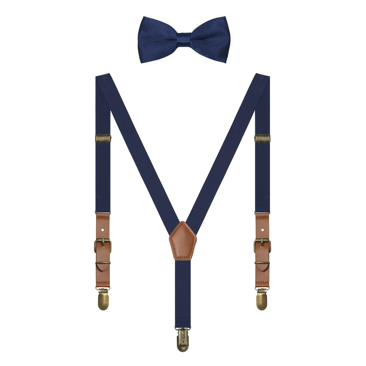 Bow Tie Mindbodyunisex Kids' Adjustable Suspenders & Bow Tie Set For  Weddings