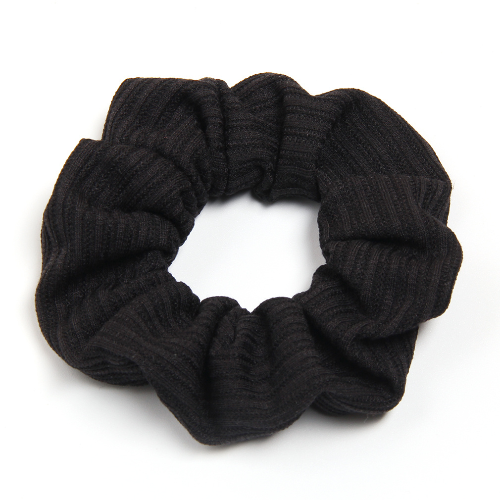 Solid Elastic Scrunchie For Women Girls Sleep Soft Scrunchies
