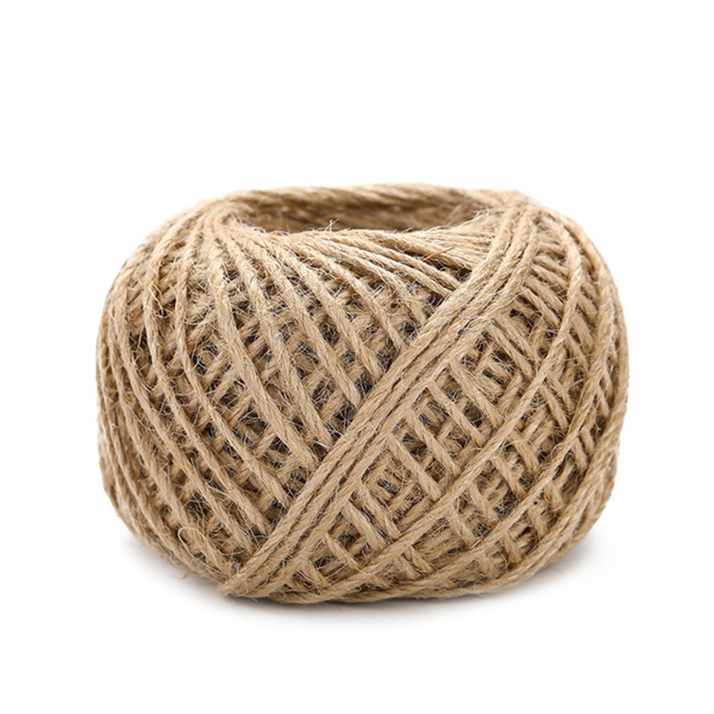 tifanso Cuerda de yute natural – Cuerda de jardín de 328 pies, cordel para  manualidades, cuerda de cáñamo, cordel de yute marrón para envolver