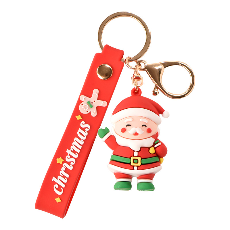 Creative Christmas Keychain, Santa Claus Keychain For Women Men Girls Boys, Cute Keychains