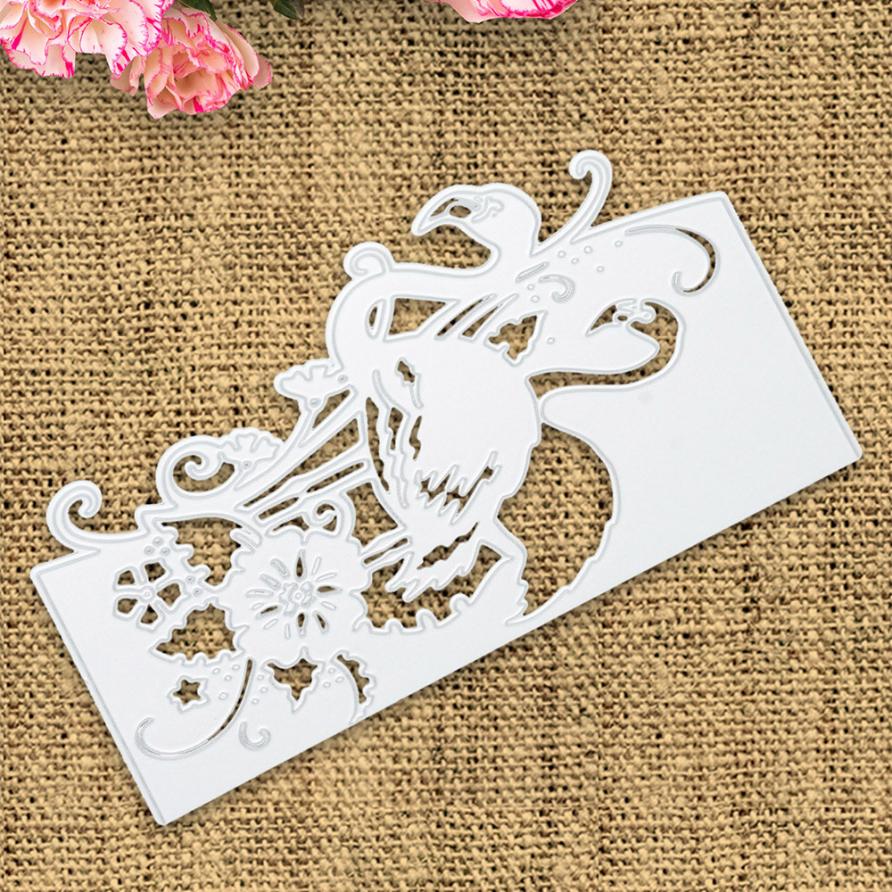 Metal Cutter Dies Cut Mold Animal Flamingo Decoration Scrapbook Paper Craft Knife Mold Knife Punch Stencil