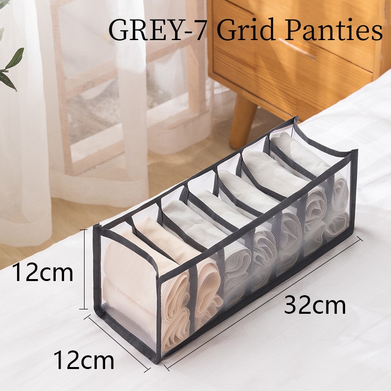 Lesimsam Grid Underwear Drawer Closet Organizer Foldable Dresser
