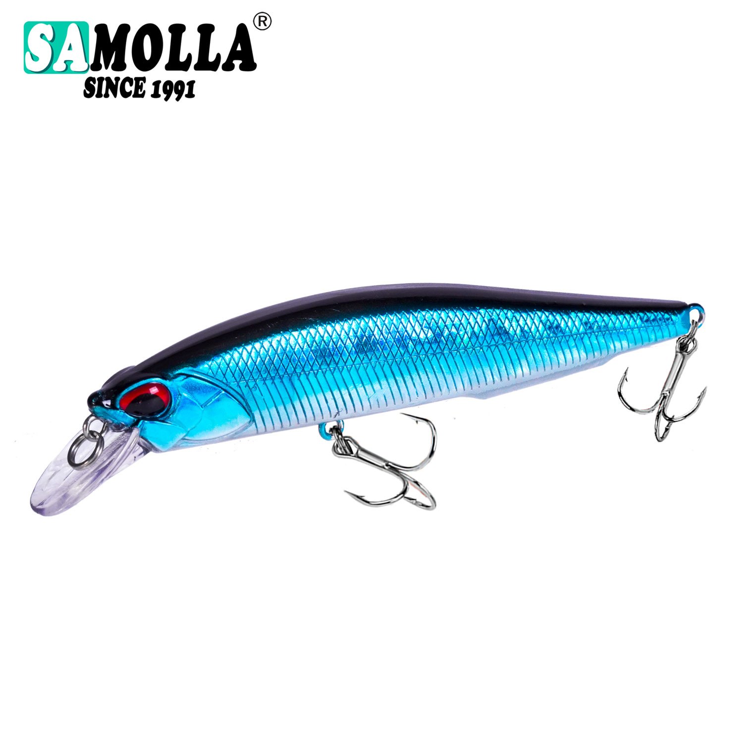 Wobbler Láser Señuelos Pesca Minnow Cebo Artificial Duro Carpa Lubina  Señuelo