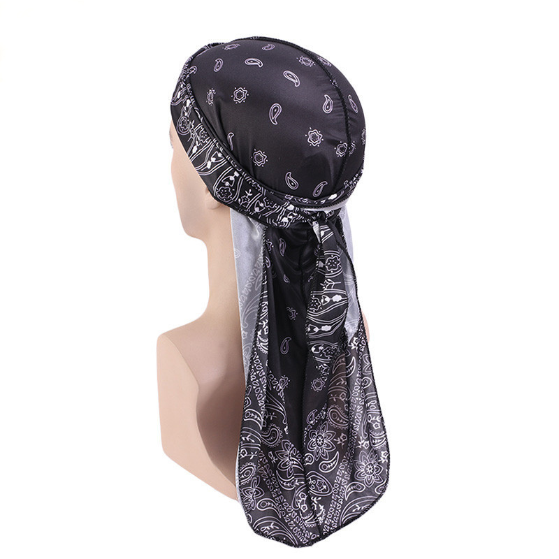 Silky Durag Mujeres Hombres Bandana Cola Larga Hip hop - Temu