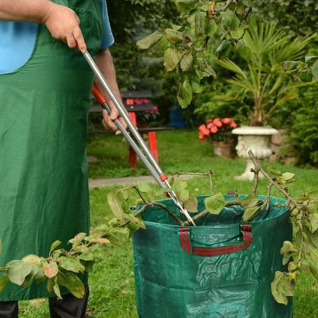 1 Cubo Basura Acampar Bolsas Hojas Césped Recogedor Patio - Temu