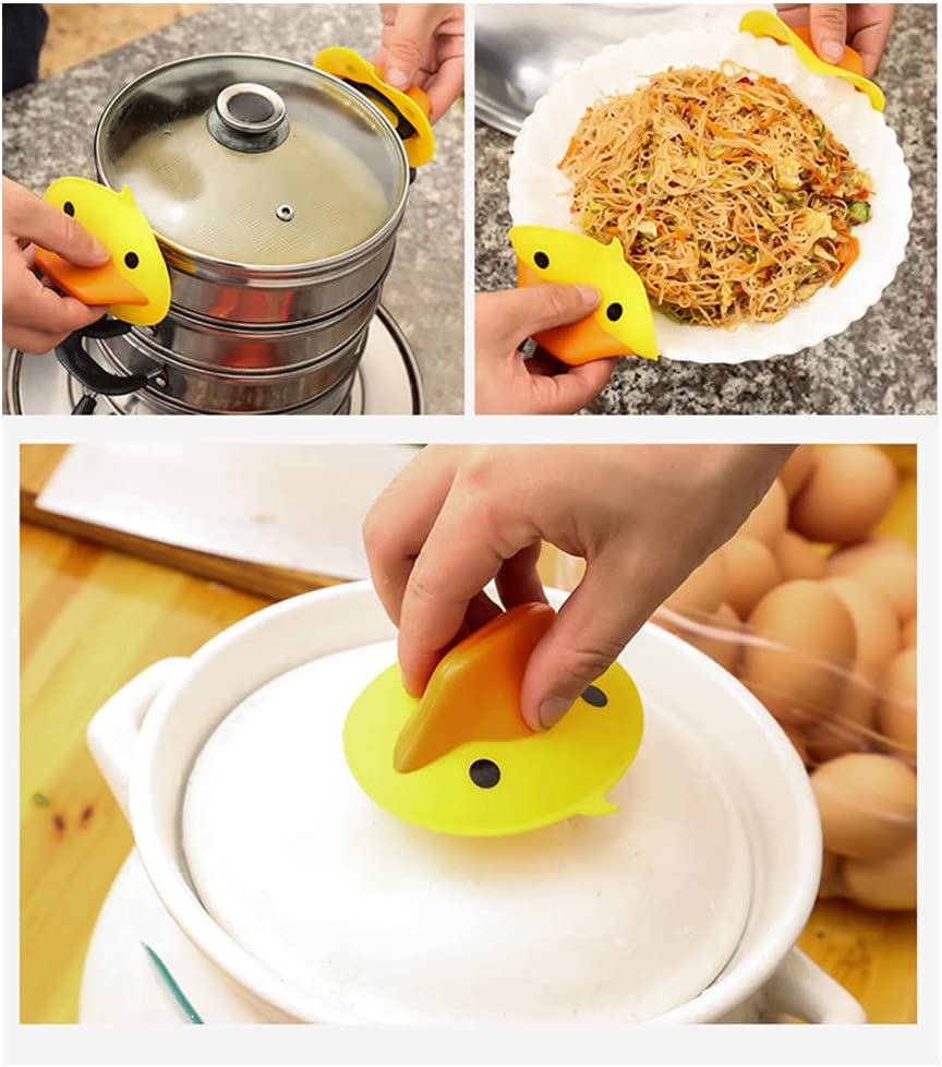 Silicone Pot Holders Funny Cute Oven Mitts For Kitchen Mini - Temu